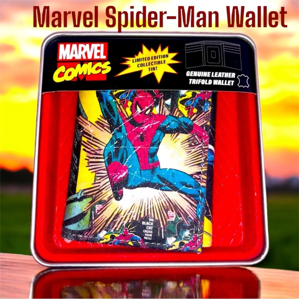 Spider-Man 🕷 Hero Patterned Mens Wallet NWT